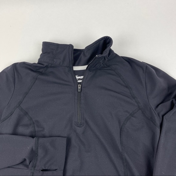 Xersion Pullover Shirt Boys Small Black Quarter Zip Long Sleeve - Picture 4 of 8